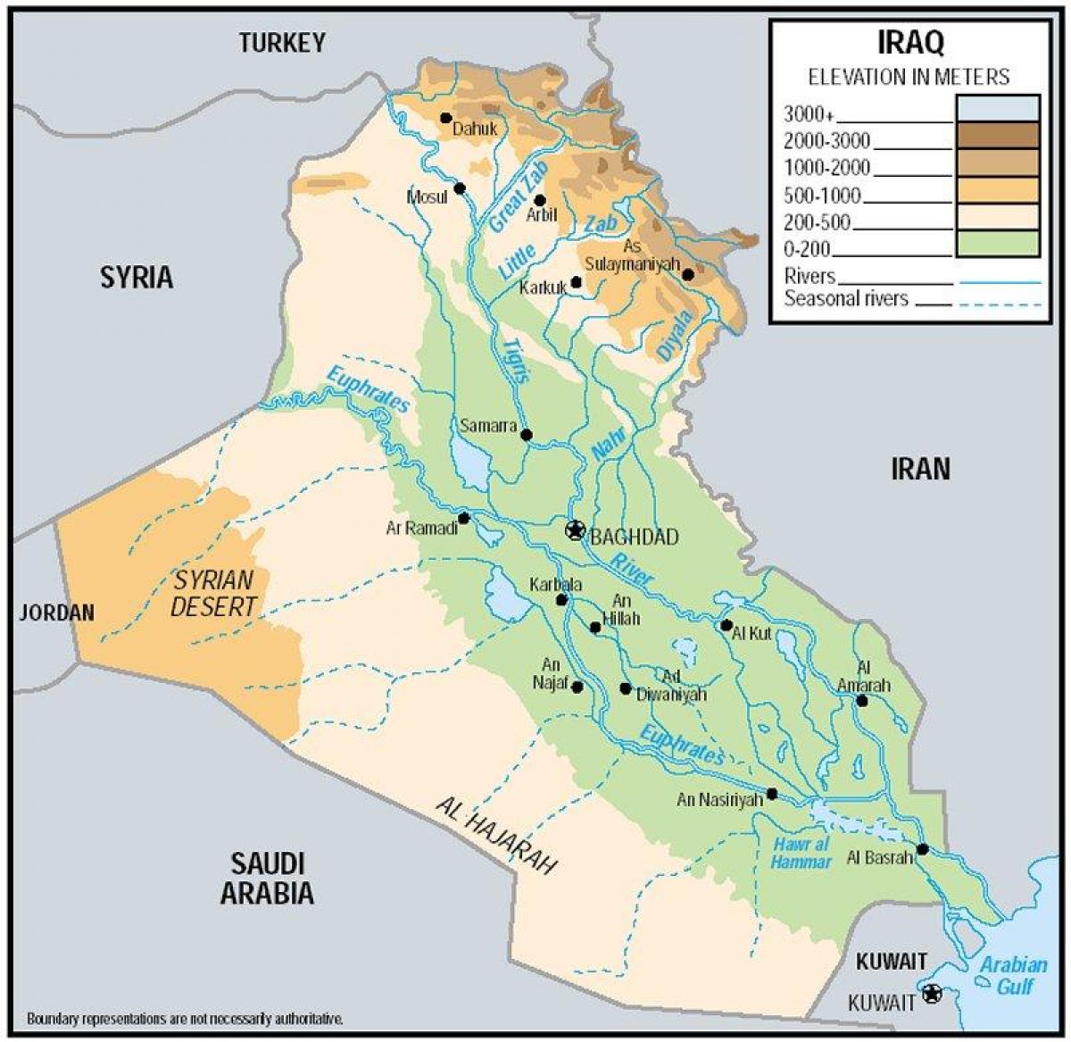 Kartes Irākas pacēlums