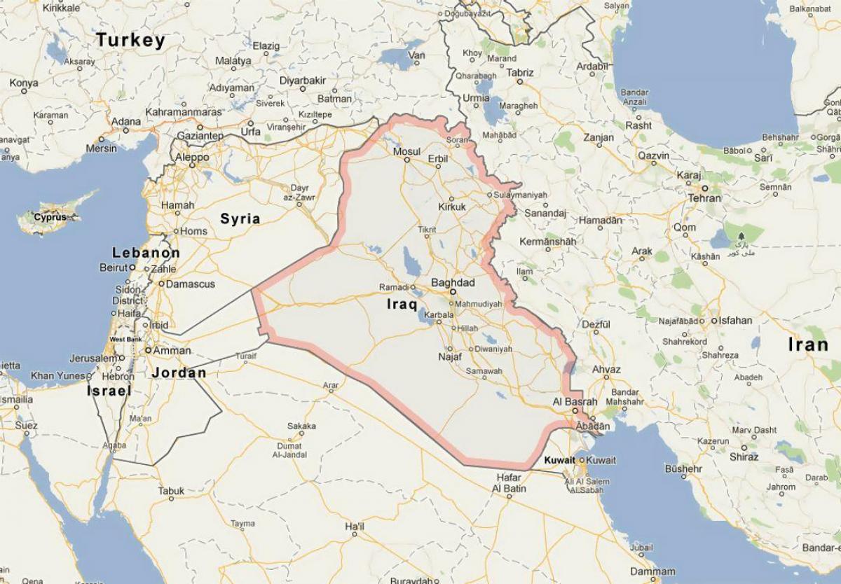 Karte Irākā