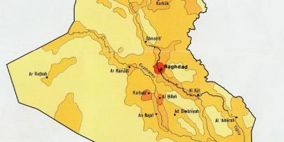 Kartes Irākas iedzīvotāju