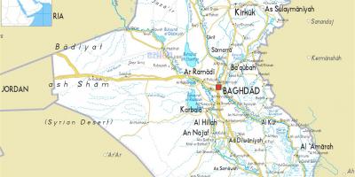 Kartes Irākas upes